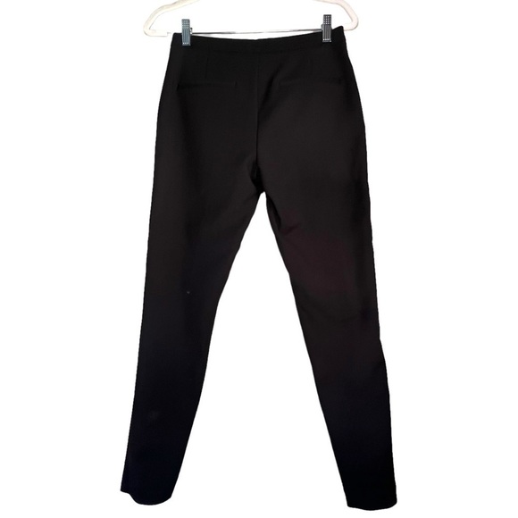 ASOS Selected Femme Muse Pipping MW Cropped Pant  Black/Red Pipping Size 36 - Picture 6 of 14